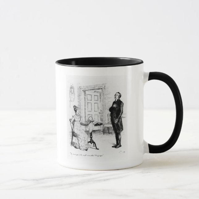 Mr Collins and Elizabeth Mug (Right)
