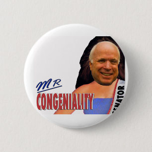 Mr Congeniality 2 6 Cm Round Badge