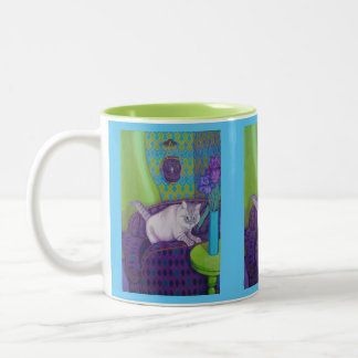 "Mr. Cookie Two-Tone Mug, 11 oz Coffee Mug