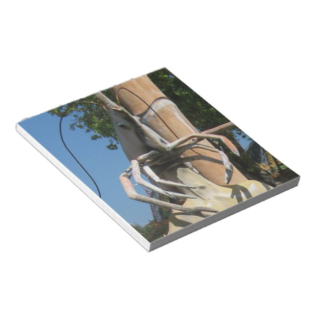 Mr Crustacean AKA Lobster Head ... Buddhist Hell Notepad (Angled)