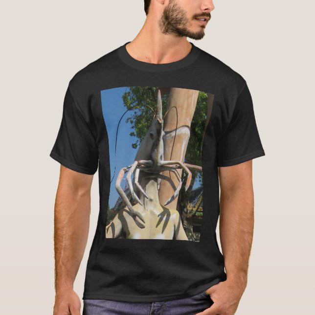 Mr Crustacean AKA Lobster Head ... Buddhist Hell T-Shirt (Front)