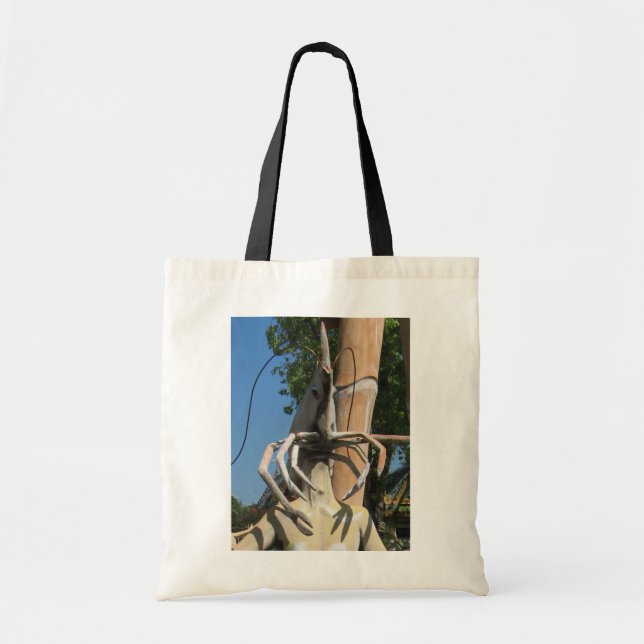 Mr Crustacean AKA Lobster Head ... Buddhist Hell Tote Bag (Front)
