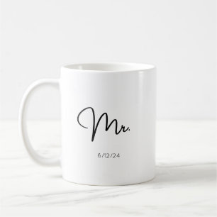 Mr. Custom Wedding Date Mug