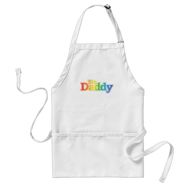 Mr. Daddy Gay Pride  Standard Apron (Front)