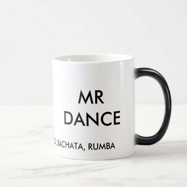 MR DANCE'S CHA CHA COFFEE CUP (Right)
