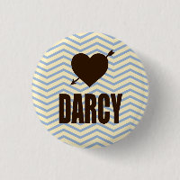 Mr. Darcy Heart Arrow pin Little Literary Classics