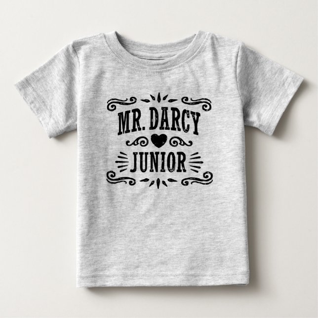 Mr Darcy junior Baby T-Shirt (Front)