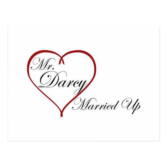 Mr. Darcy Married Up Postcard