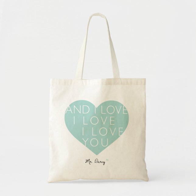 Mr. Darcy Tote Bag (Front)