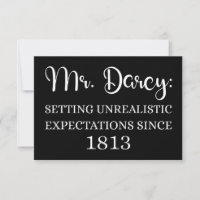 Mr. Darcy: Unrealistic Expectations Since 1813 I