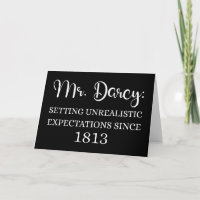 Mr. Darcy: Unrealistic Expectations Since 1813 I
