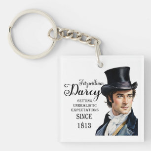 Mr. Darcy Unrealistic Expectations Women's  Key Ring