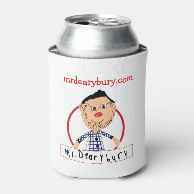 Mr. Dearybury Can Cooler (Can Front)