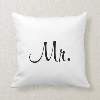 Mr. Decorative Throw Pillow