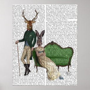 Mr. Deer and Mrs Rabbit Poster