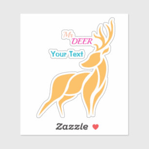 Mr. Deer Graphic – Rustic Woodland Style