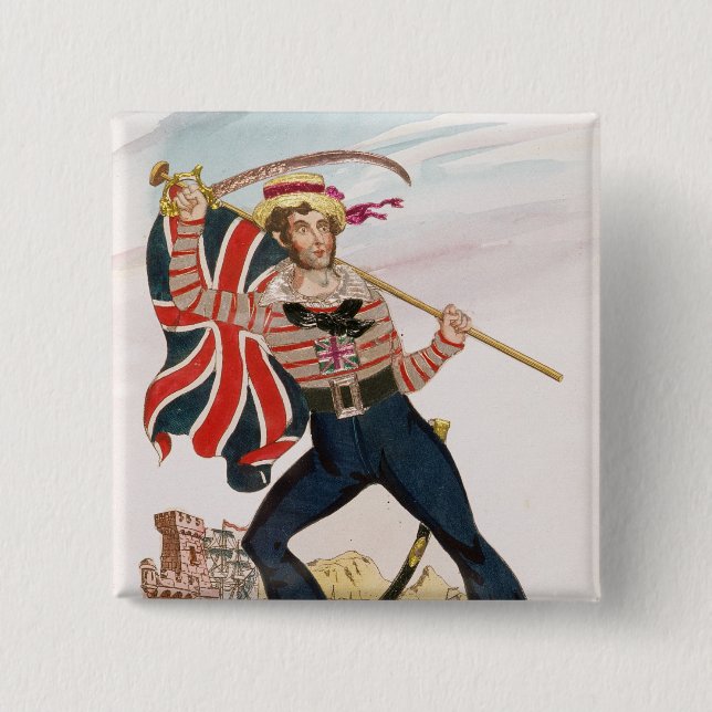Mr E.F. Saville as 'Union Jack 15 Cm Square Badge (Front)