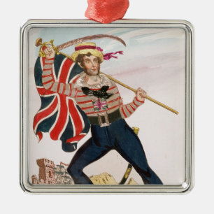 Mr E.F. Saville as 'Union Jack Metal Tree Decoration