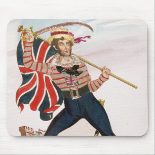 Mr E.F. Saville as 'Union Jack Mouse Mat