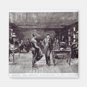 Mr Edison , The Eminent Electrician Magnet