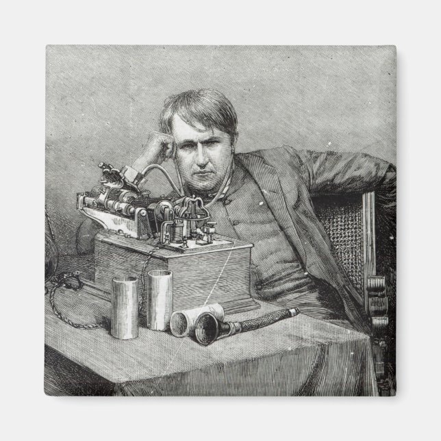 Mr.Edison's New Phonograph Magnet (Front)