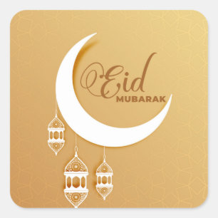 Mr. Eid Mubarak Square Sticker