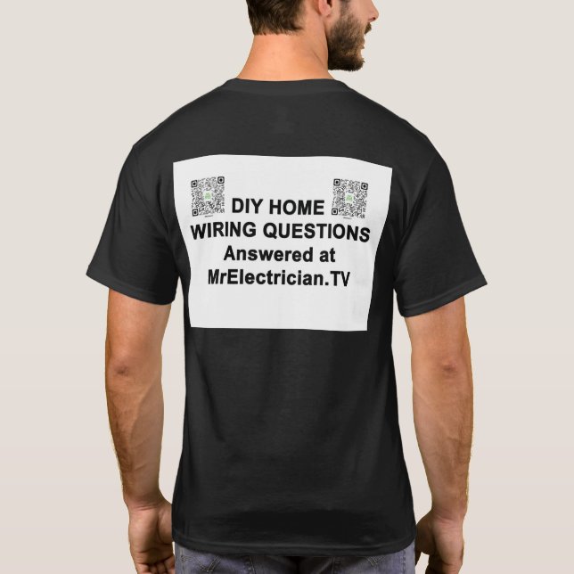 Mr. Electrician Promotional Tee Shirt (Back)