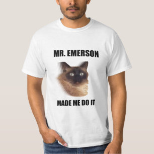 Mr. Emerson Cat T-Shirt