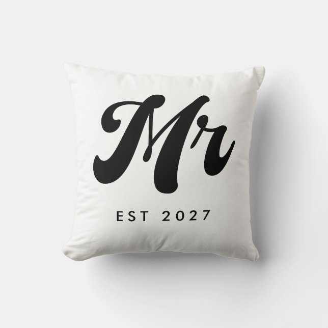 Mr EST year Cushion (Front)