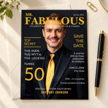 Mr Fabulous Photo Surprise 50th Birthday Save the