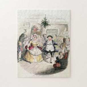 Mr Fezziwig's Ball, from 'A Christmas Carol' Jigsaw Puzzle