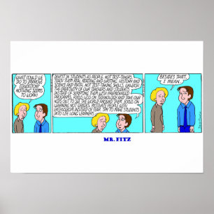 Mr. Fitz - The Solution For Education Poster