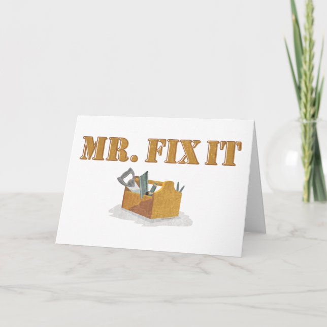 Mr. Fix-It Card (Front)