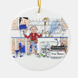 Mr. Fix It Ceramic Tree Decoration