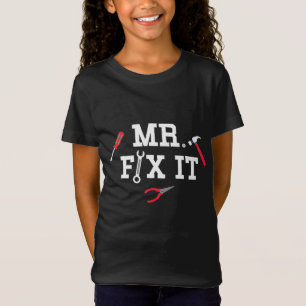Mr Fix It Father's Day Hand Tools Papa Daddy T-Shirt