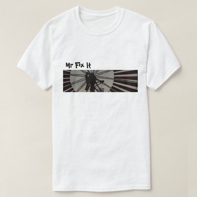 Mr Fix It funny t-shirt (Design Front)