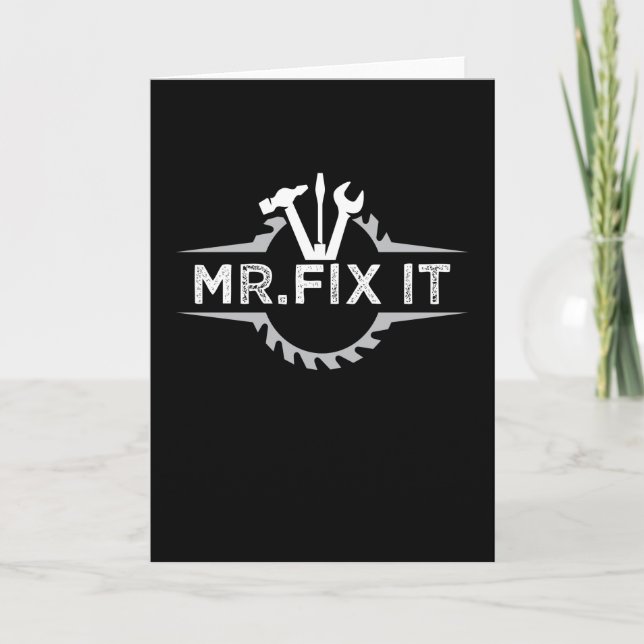 Mr. Fix It Handyman Handyman Card (Front)