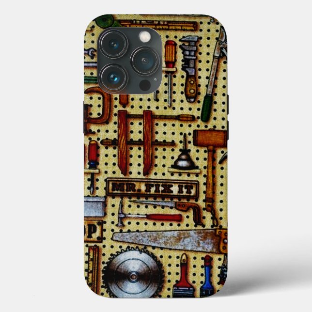 Mr. Fix It Handyman Tools Case-Mate iPhone Case (Back)
