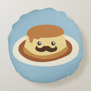 Mr. Flan Round Cushion