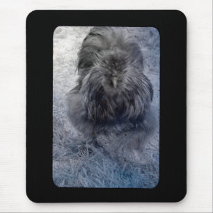 Mr Fluffy Silkie Rooster 2 Mouse Mat