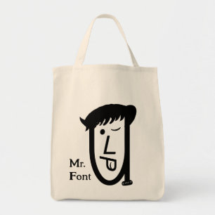 Mr. Font - Art Tote Bag