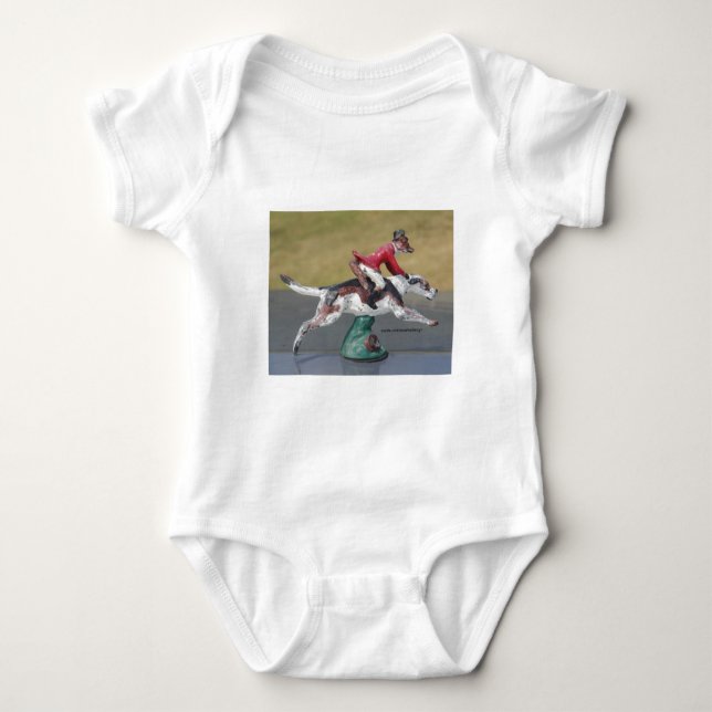 Mr. Fox Cross-Country Baby Bodysuit (Front)