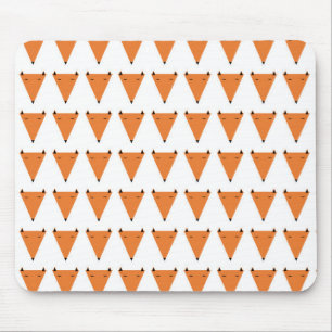 Mr Fox Pattern Mouse Mat