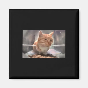 Mr Fresh Cat Meme Side Eye Cat Magnet