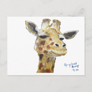 "Mr. G. Giraffe" Horizonal Postcard