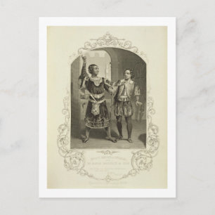 Mr G. V. Brooke as Othello and James Bennett as Ia Postcard