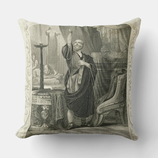 Mr George Bennett as Apemantus, Act I Scene 2, in Cushion (Front)