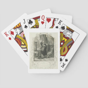 Mr George Bennett as Apemantus, Act I Scene 2, in Playing Cards