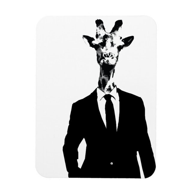 Mr Giraffe Bendy Fridge Magnet (Vertical)
