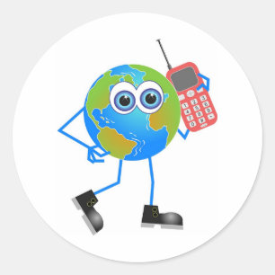 Mr Global Classic Round Sticker